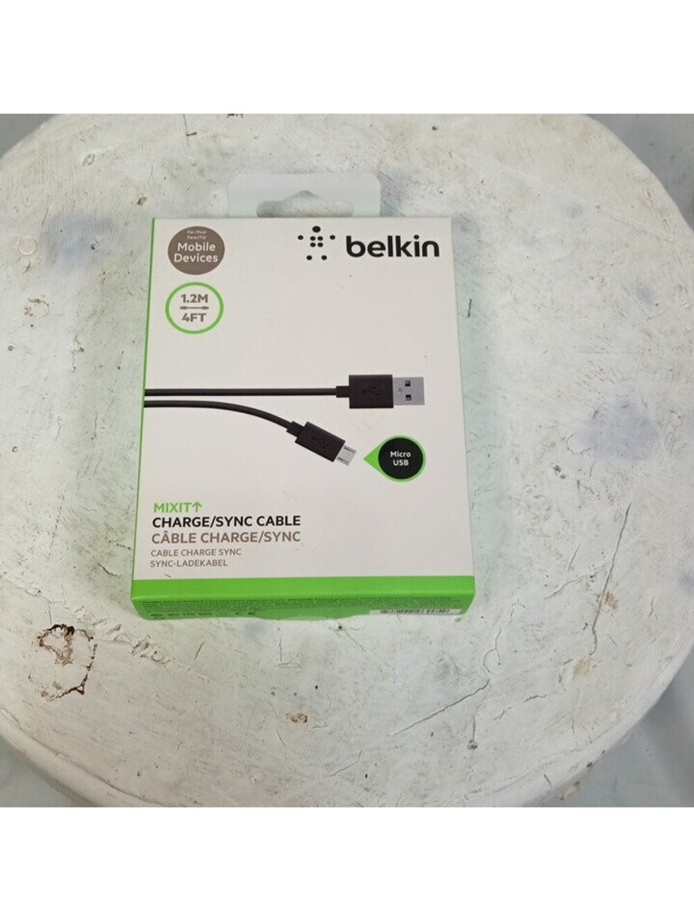 Belkin MIXIT Micro USB Charge Sync Cable 4FT for Mobile Devices Android New